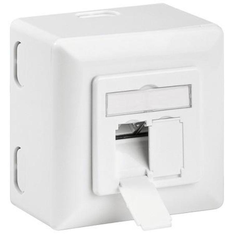 Cat 6a /Cat 7 wandcontactdoos - Inbouw en opbouw - Allteq
