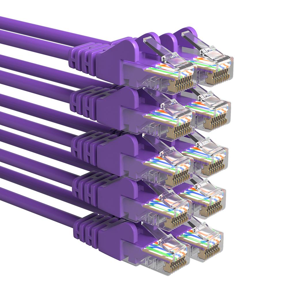 U/UTP Kabel - 3 meter - Paars - Allteq