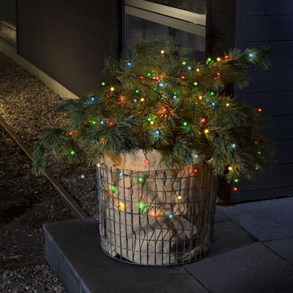Clusterverlichting - led kerstverlichting buiten en binnen - 80 lampjes - 7.9 meter - multicolor