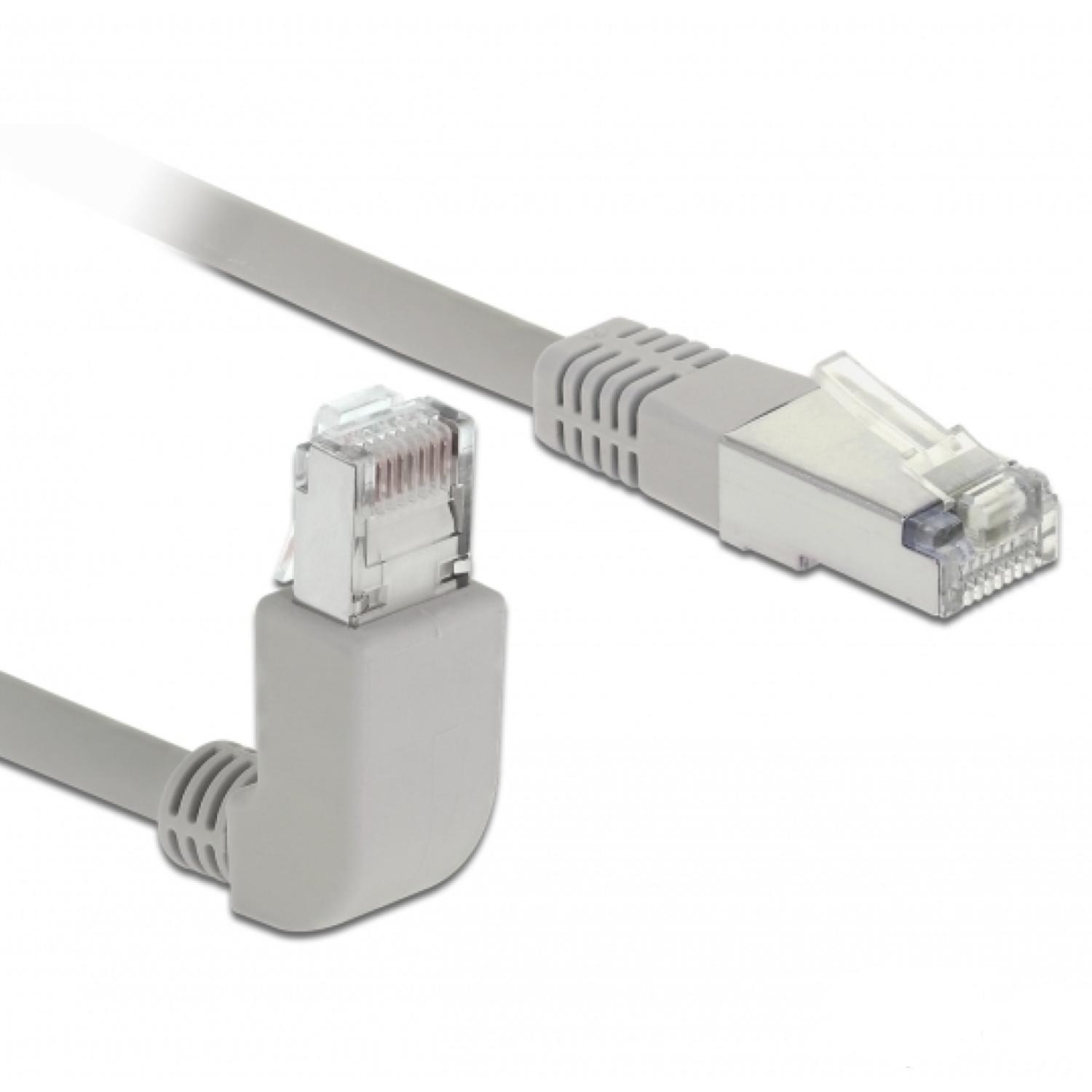 Câble Ethernet RJ45 CAT 6a mâle/mâle coudé - FTP 3 m