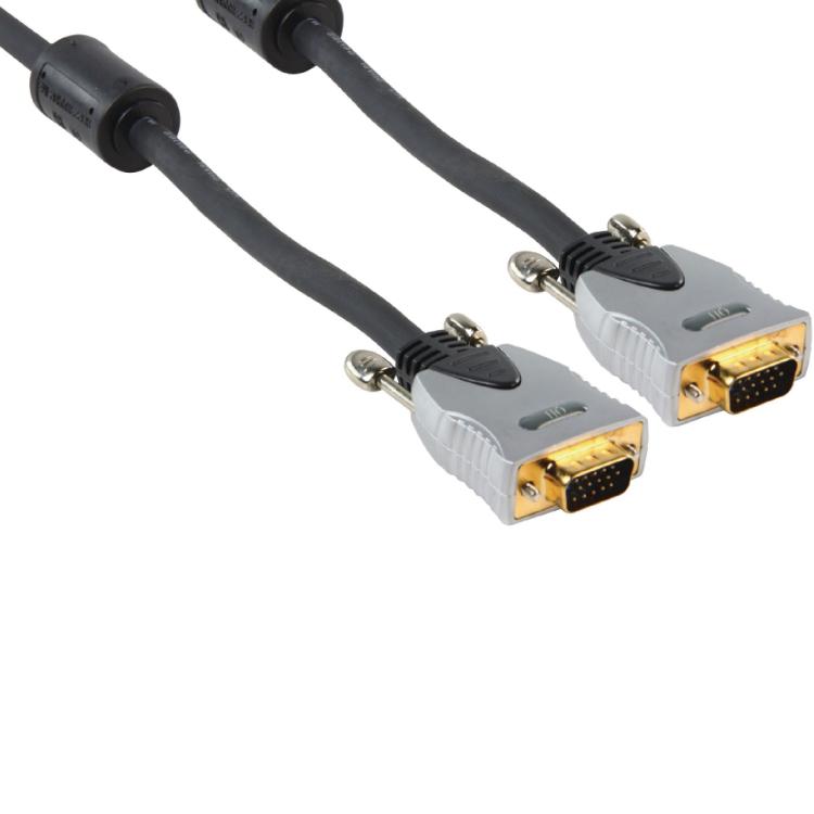 VGA kabel 40 meter VGA kabel, Extra Met Ferrietkern, Aansluiting 1