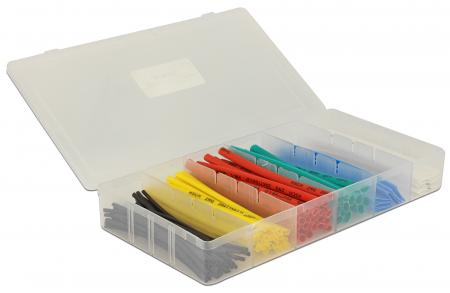 Gereedschap krimpkous assortiment 100-delig gekleurd BOX - Delock