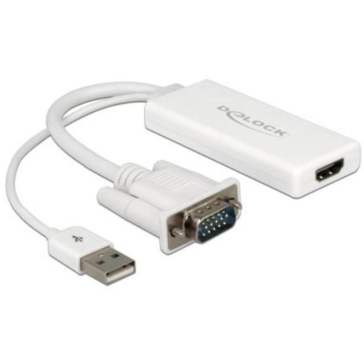 Convertisseur VGA vers HDMI - Delock