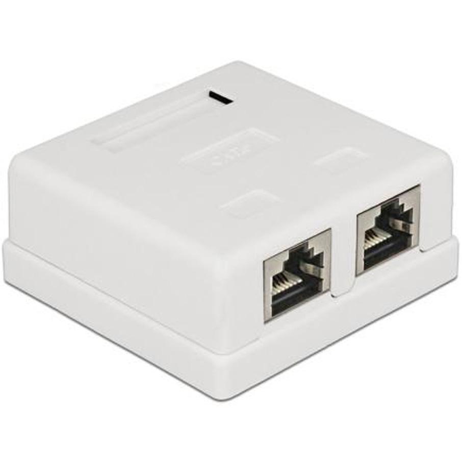 Cat 6 wandcontactdoos - Opbouw - Allteq