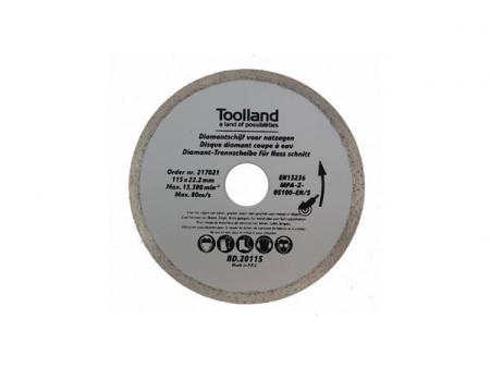 Doorslijpschijf - 12200 Rpm - Ø 125 mm - Toolland