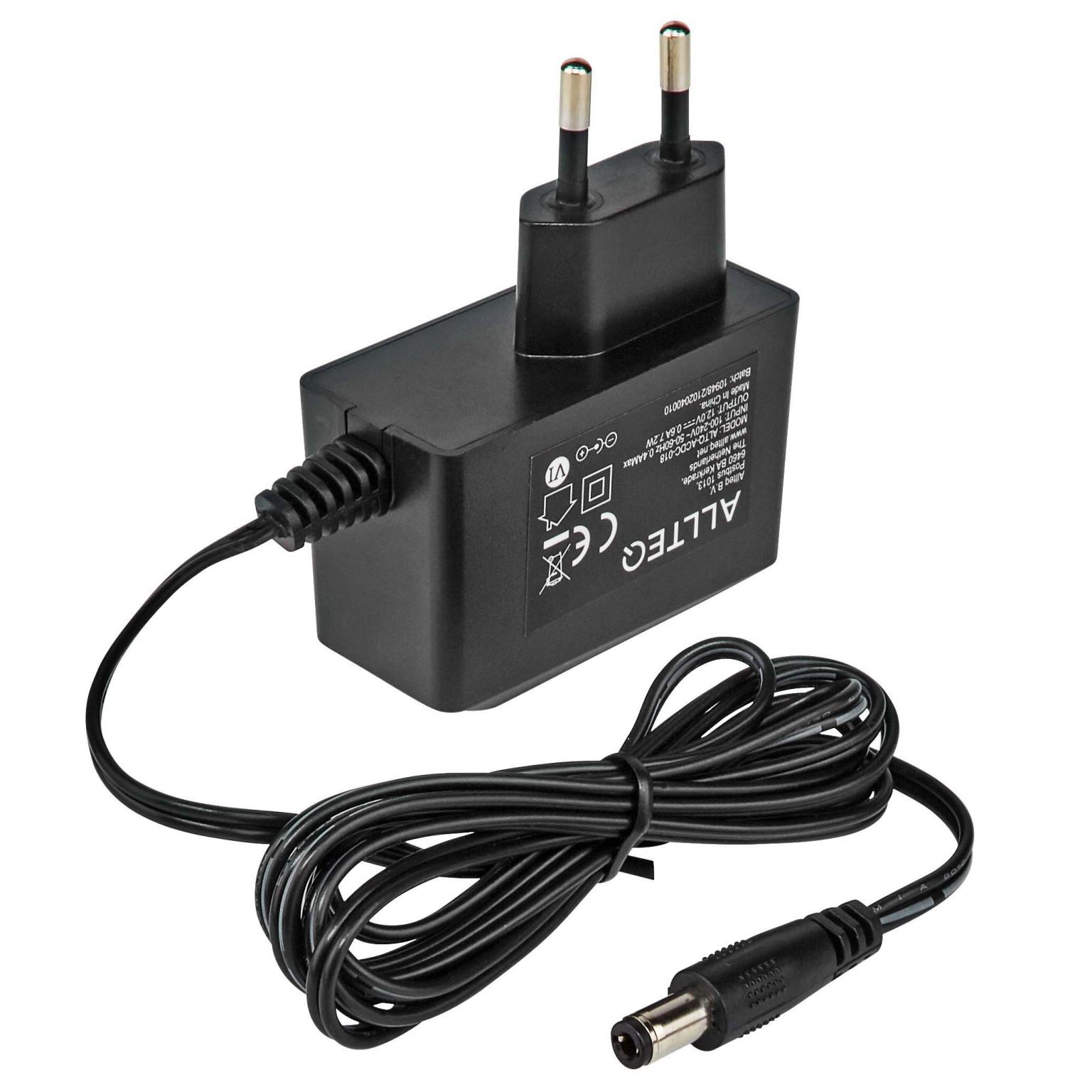 Chargeur d'alimentation 9V 300mA 100V-240V AC vers DC Adaptateur d