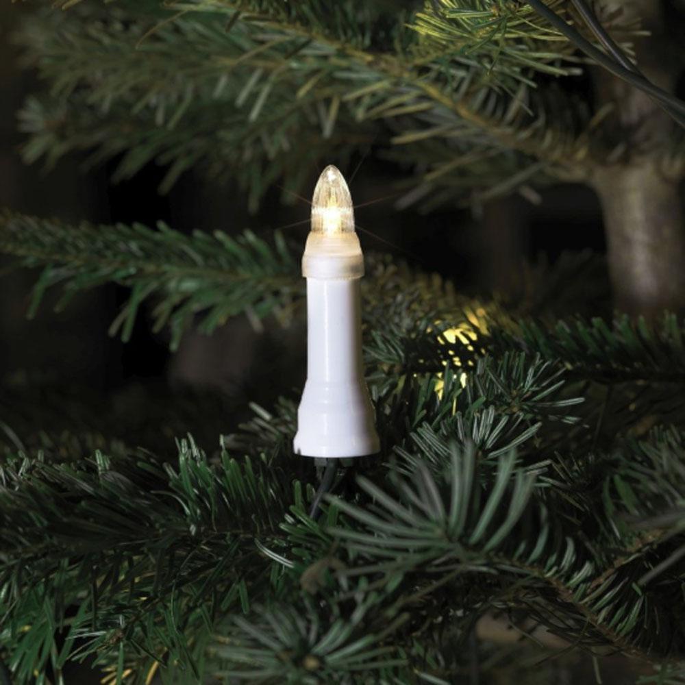 Décoration de Noël - lumières de Noël d'intérieur et d'extérieur - 35 lumières - 23,8 mètres - blanc chaud