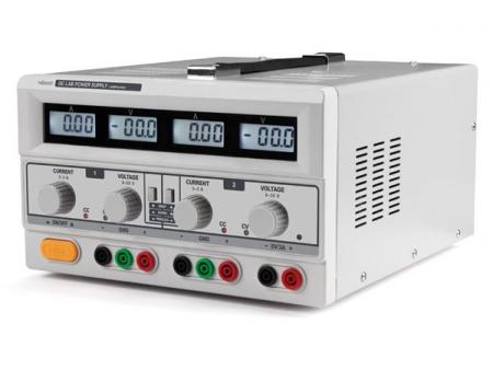 Dubbele labvoeding - Lineair - Max. 30 V - 3 A - Velleman