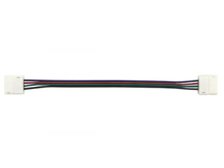 CÂBLE AVEC CONNECTEURS POUR BANDE LED FLEXIBLE 10 mm COULEUR RGB - Velleman