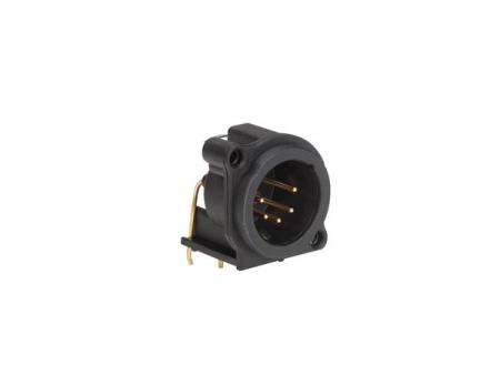 NEUTRIK XLR Inbouwconnector, 5-pins Stekker, verticale printplaatmontage - Neutrik