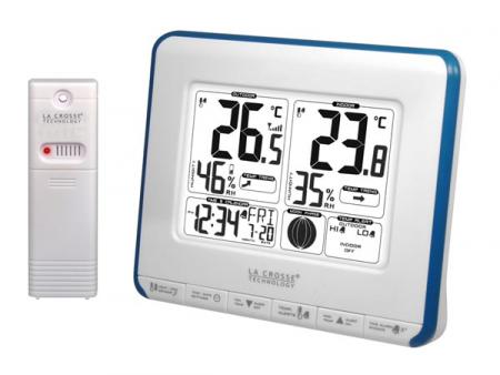 LA CROSSE - WEERSTATION MET MAANFASES, TEMPERATUURALARM EN WARMTE-INDEX - La Crosse