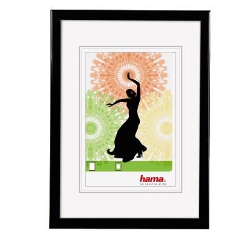 Frame Kunststof Madrid zwart 10 x 15 - Hama