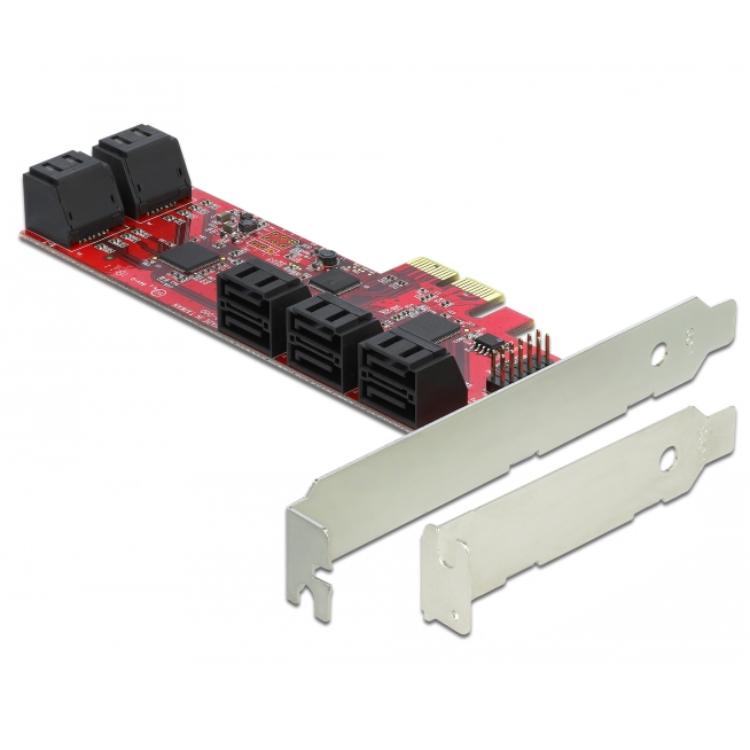 Carte Delock PCI Express > 10 x SATA interne 6 Gb/s ? Format Low Profile - Delock