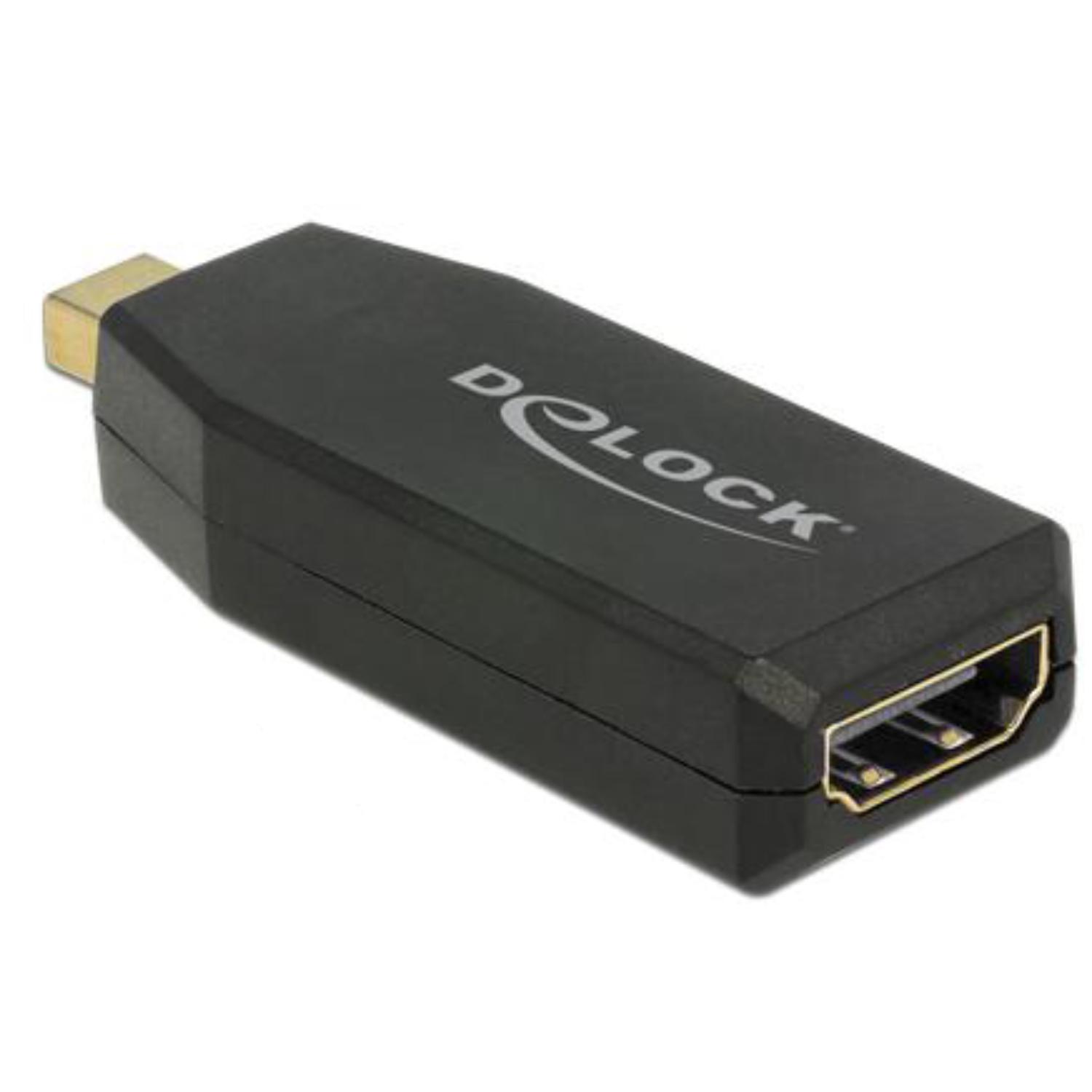 Delock Adapter mini DisplayPort 1.2 Stekker > HDMI Stekker 4K Passief zwart - Delock