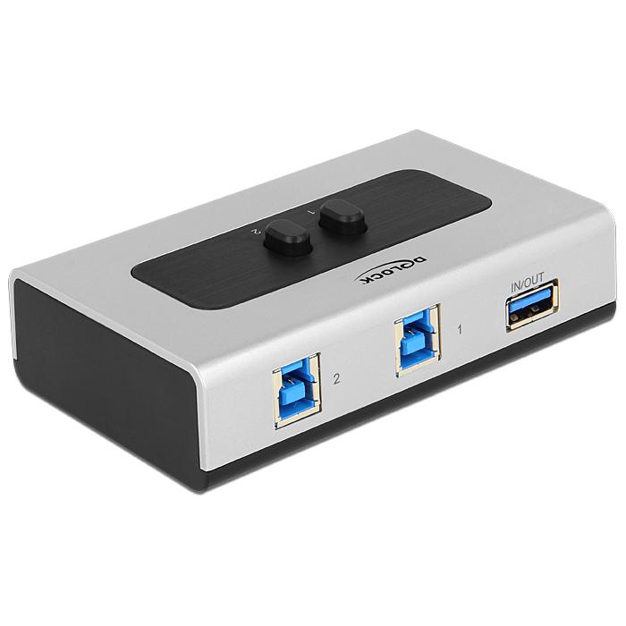 USB schakelaar - 2 poorts - Delock