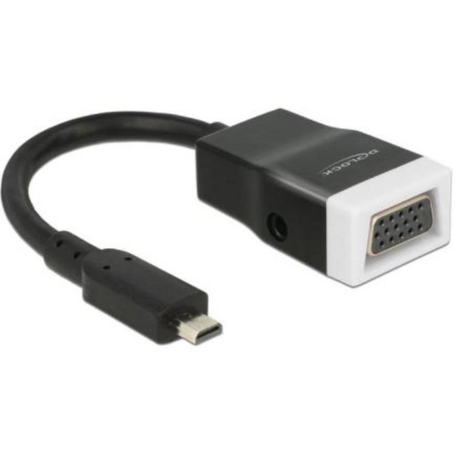 HDMI D micro naar VGA omvormer - Delock