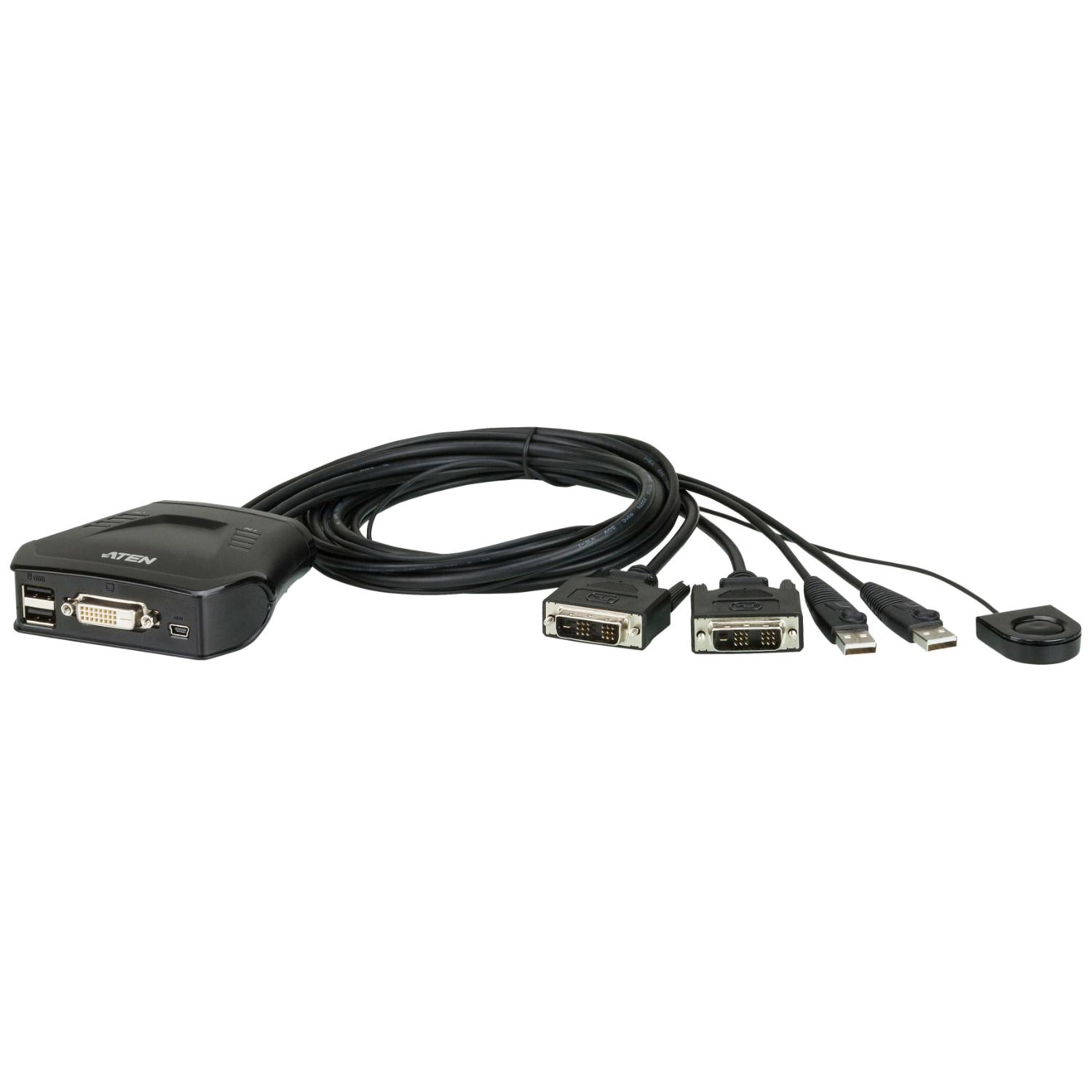 Aten 2Port USB DVI KVM switch