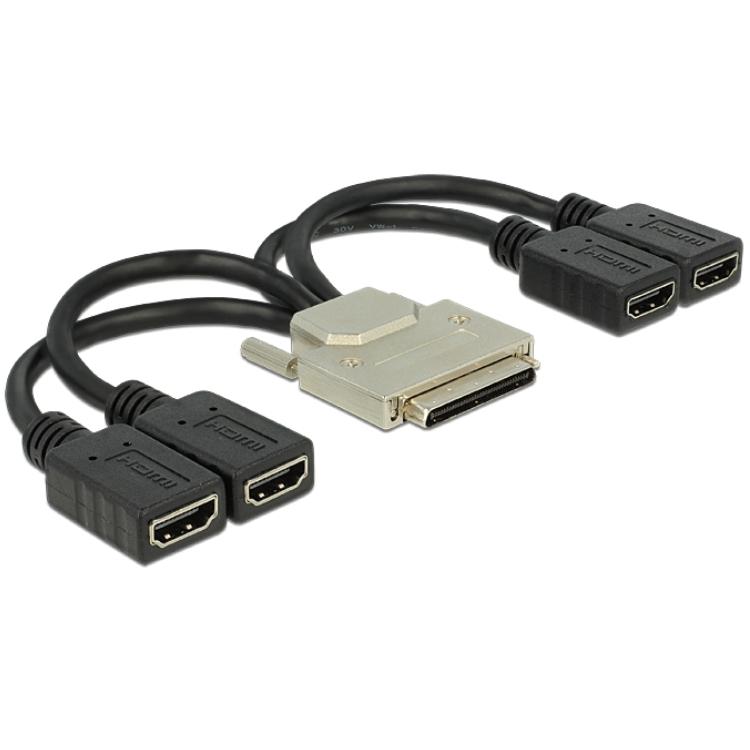 VHDCI-68 naar HDMI kabel - 0.20 meter - Delock