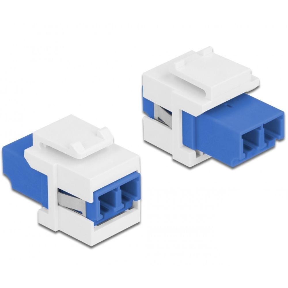 LC Duplex Singlemode keystone - Delock