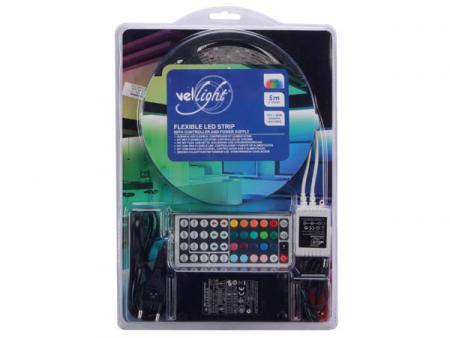 KIT met flexibele LED-strip, CONTROLLER en VOEDING RGB LEDs 5 m 150 - Vellight