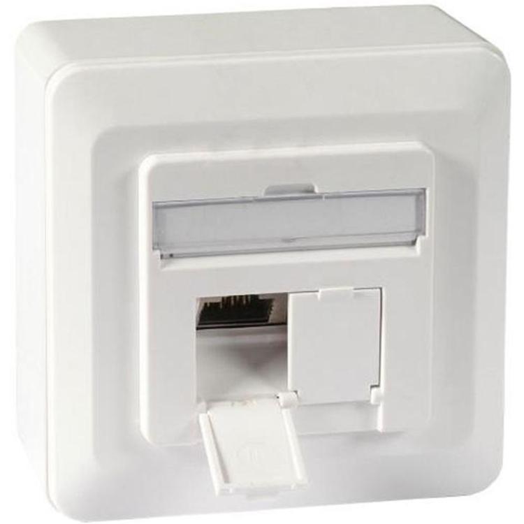 Cat 6a /Cat 7 wandcontactdoos - Inbouw en opbouw - Techtube Pro