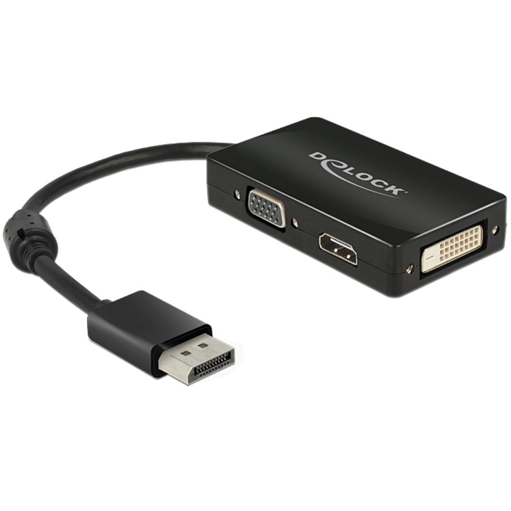 Adaptateur DisplayPort vers VGA/DVI/HDMI