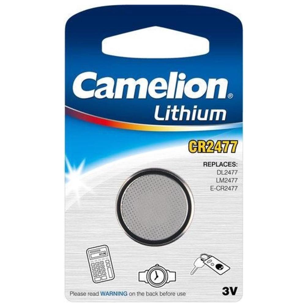 Knoopcel batterij - CR2477 - Camelion