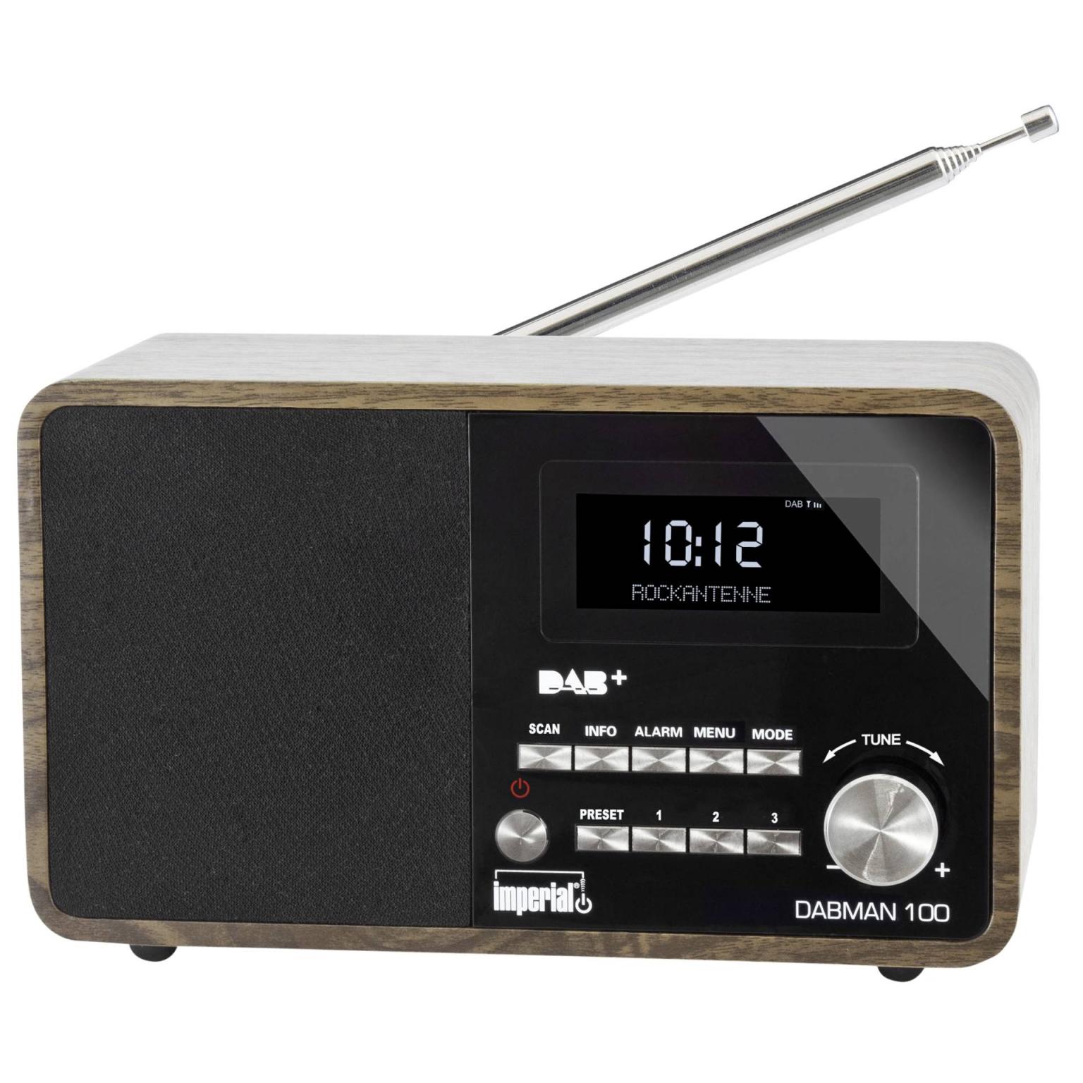 bed filosoof passie DAB+ radio - Merk: Imperial DABMAN 100, Extra: USB 2.0 poorten voor  opladen, Afstandsbediening, Audio ingang: Aux aansluiting, Voeding: 230V,  Radio: FM, DAB+, Voorkeurzenders: 10 DAB+ en 10 FM.
