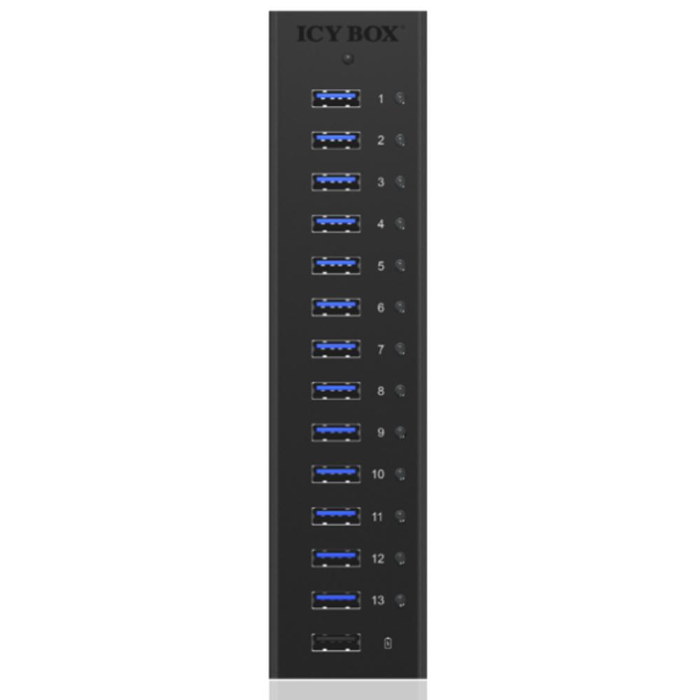 USB A hub - 13 poorten - Icy Box