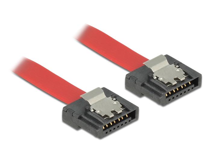 Câble Delock SATA FLEXI 6 Gb/s 50 cm rouge Métal - Delock