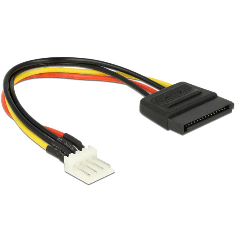 Molex naar SATA voedingskabel - Delock