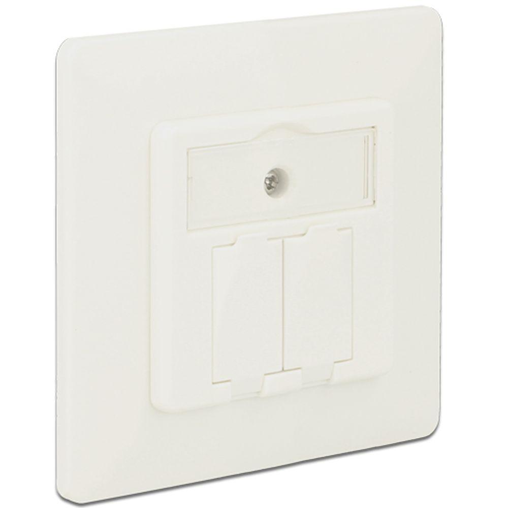 Keystone muurplaat - Delock