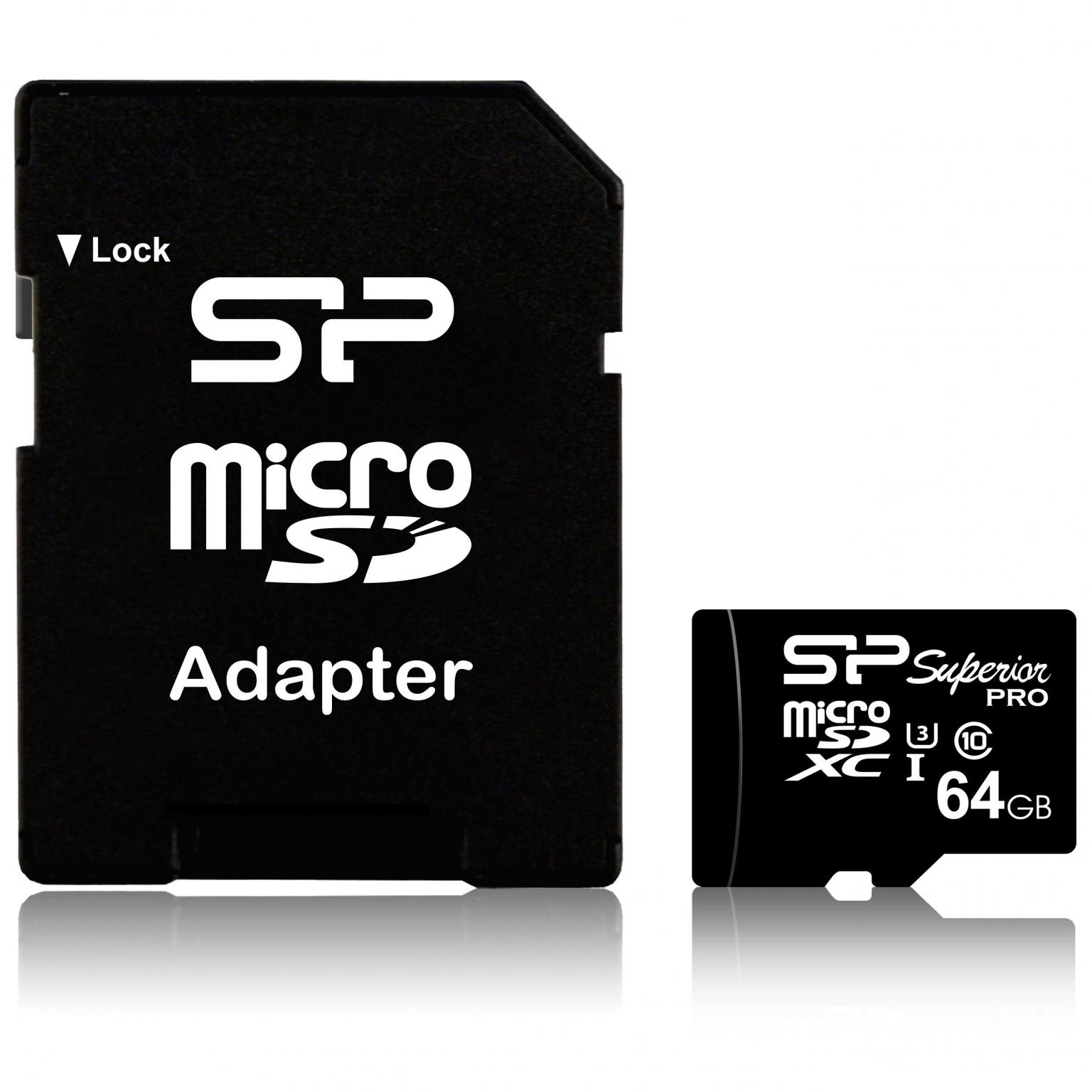 Micro SDHC geheugenkaart - 64 GB - Silicon Power