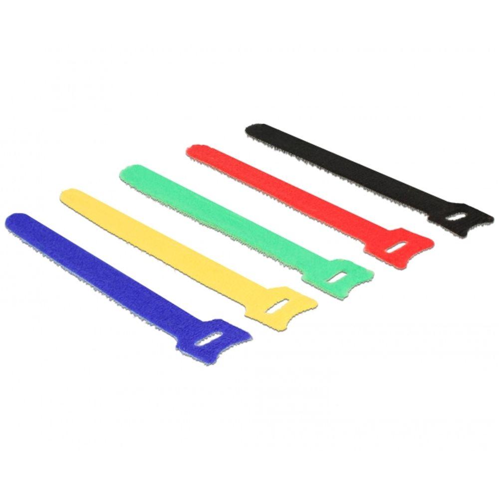 Delock Klett-Kabelbinder farbig L 150 x B 12 mm 10 Stück