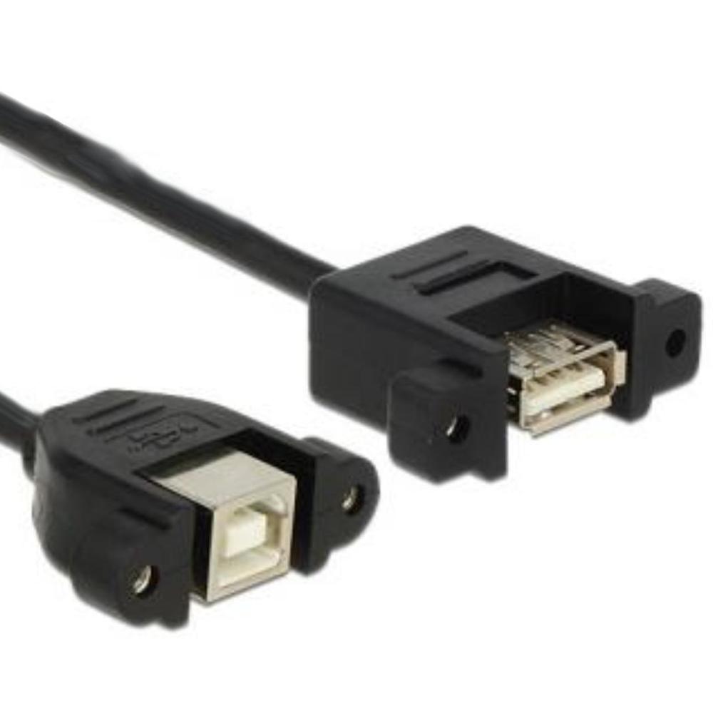 USB B - USB A Inbouwkabel