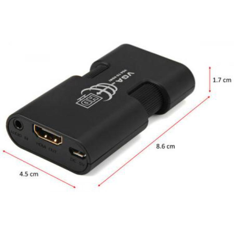 VGA naar HDMI omvormer - 1080P