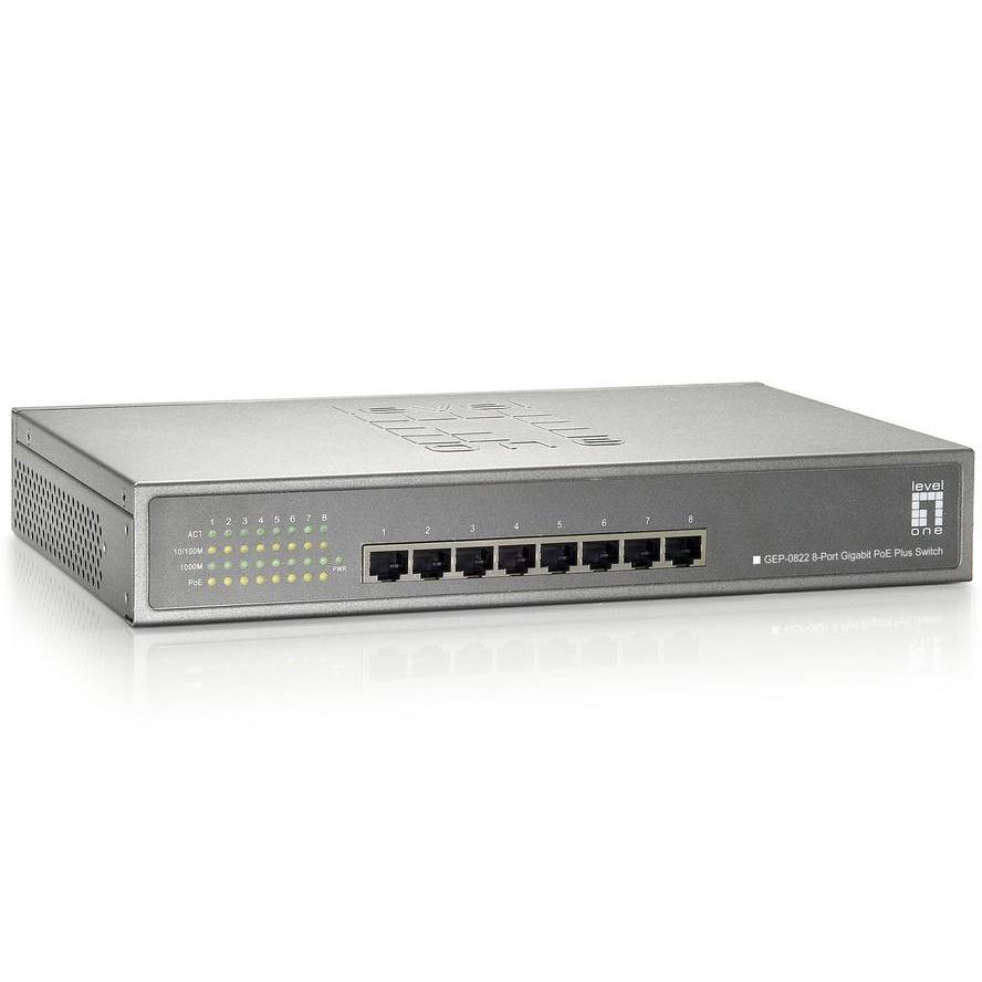 8-poorts netwerk switch - LevelOne