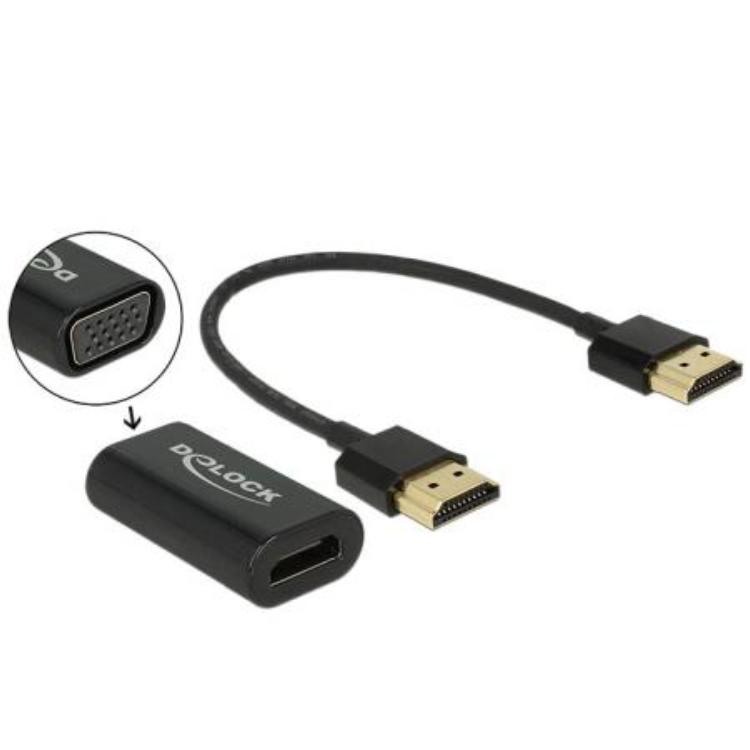 HDMI naar VGA omvormer - Delock