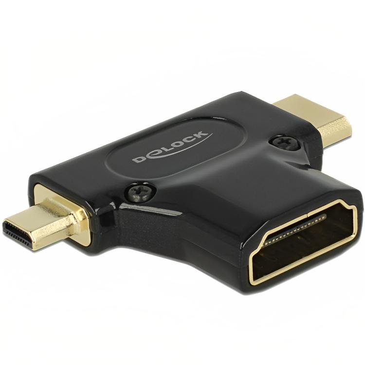 Adaptateur HDMI Femelle vers DVI Mâle, Coudé / Rotatif 360