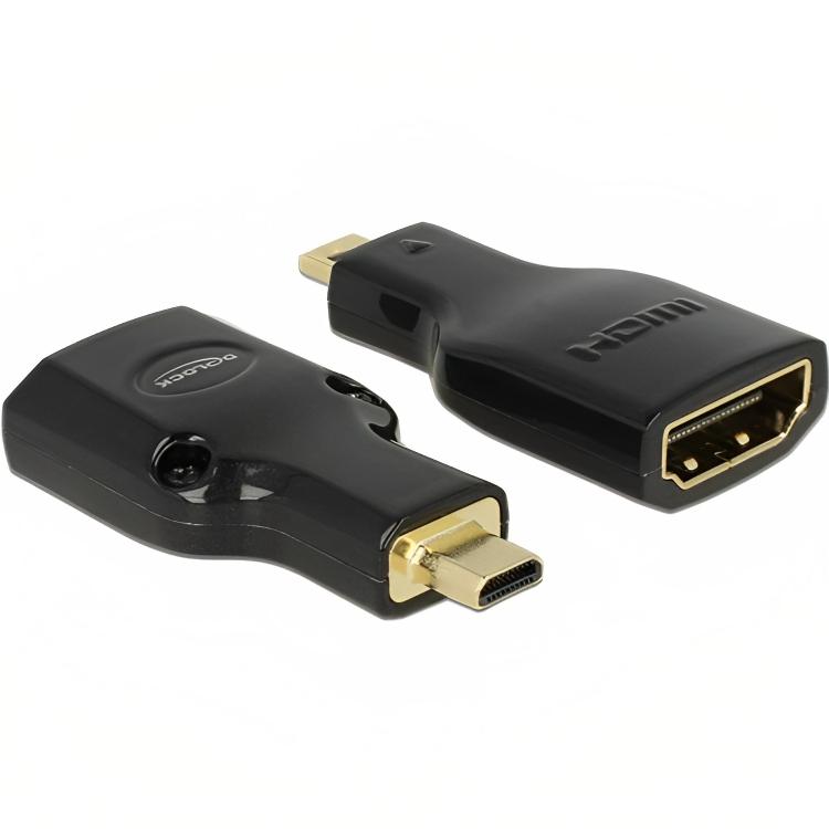 HDMI micro naar HDMI A verloopstekker