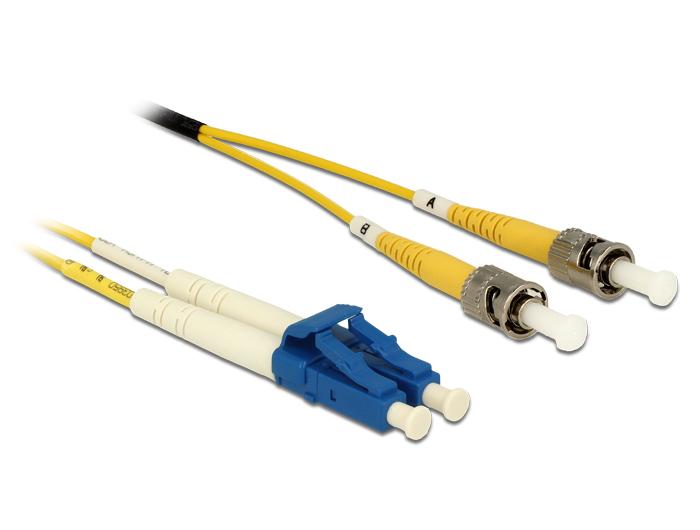 Delock Kabel Glasvezel LC > ST Singlemode OS2 2 m - Delock
