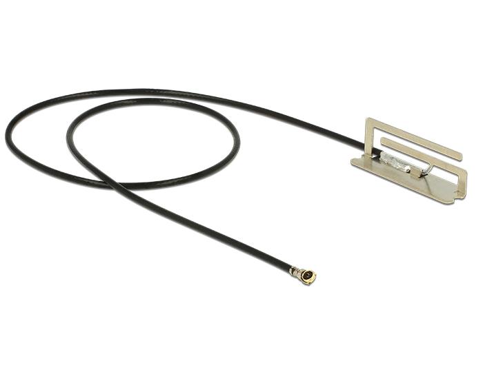 Delock WLAN Antenne MHF IV/HSC MXHP32 802.11 ac/a/h/b/g/n PIFA 1,6 dBi 250 - Delock