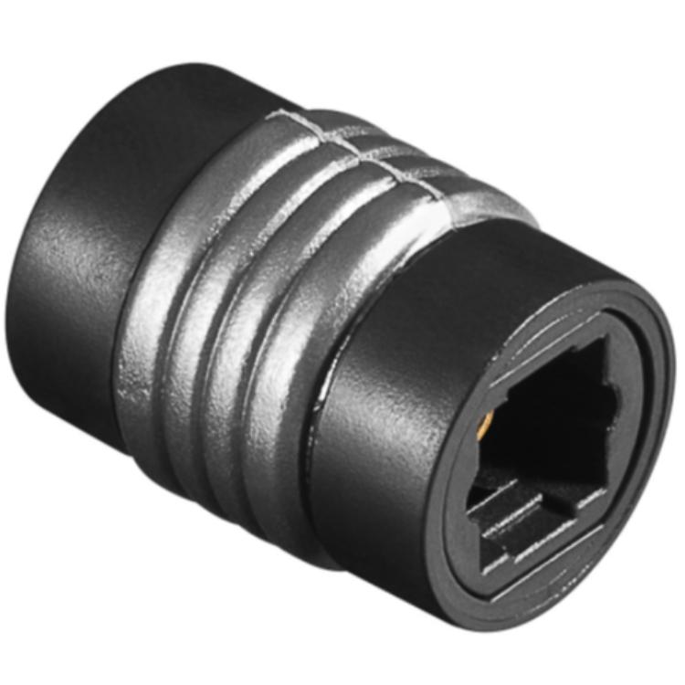 Optische Audio koppelstuk - Toslink en spdif - Allteq - diameter 14.2 mm