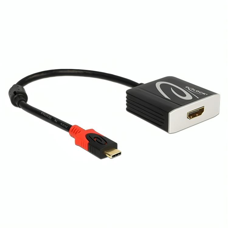 Delock - Adaptateur USB-C vers HDMI avec DP Alt Mode - 0,2 m