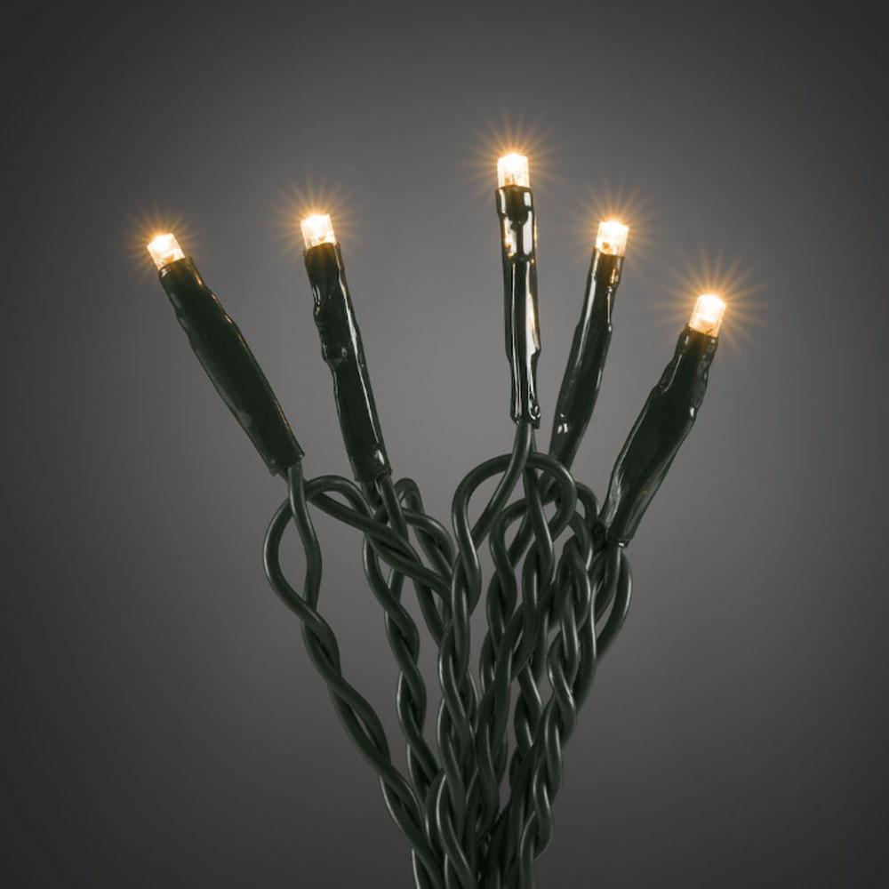Kerstboomverlichting - led kerstverlichting binnen - 50 lampjes - 3.43 meter - extra warm wit