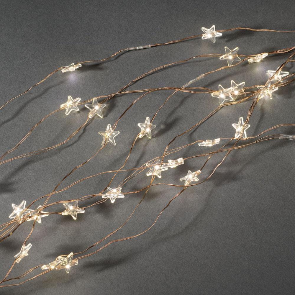 Fil d'éclairage - guirlandes de Noël à leds pour l'intérieur - 480 lumières - 2 mètres - blanc chaud
