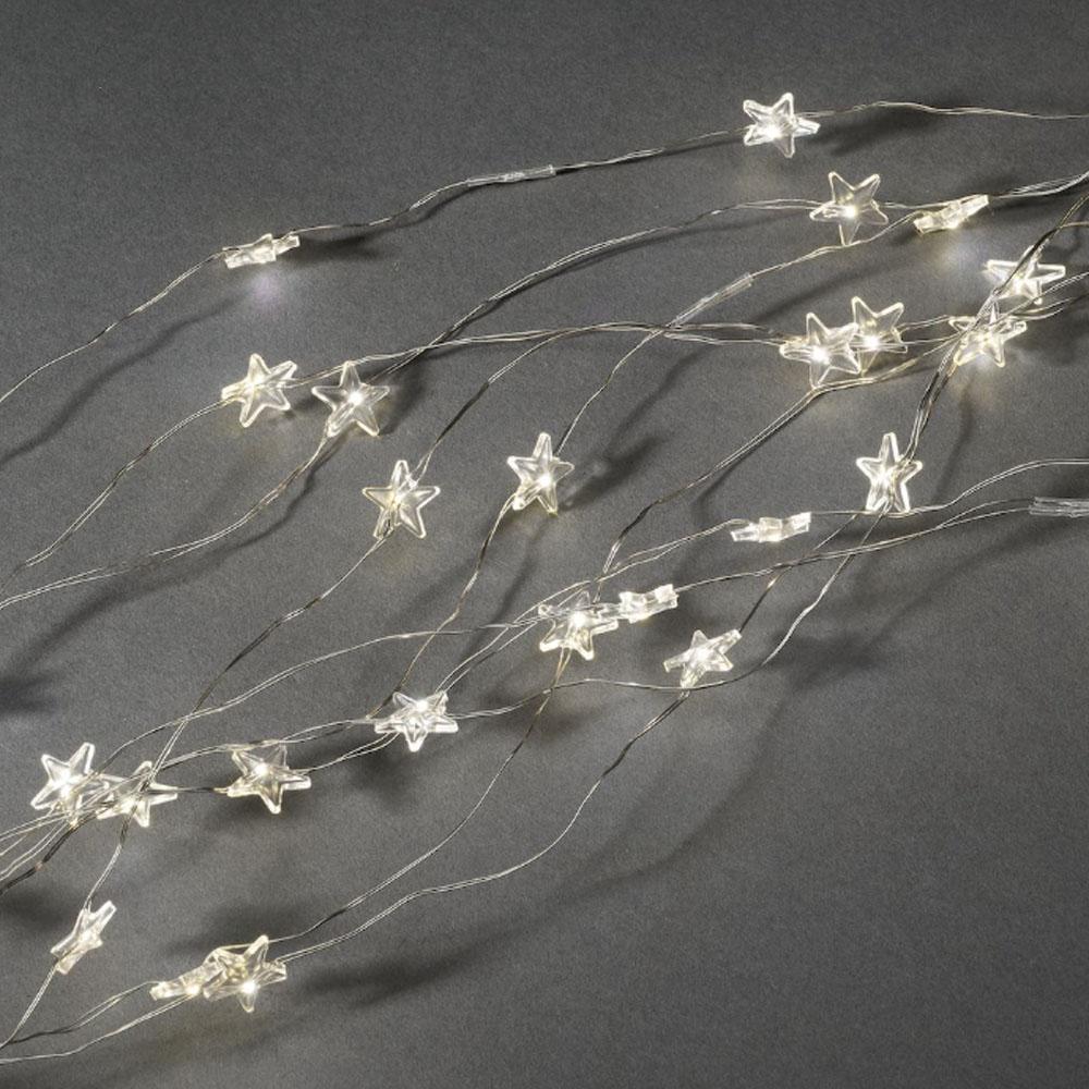Fil d'éclairage - guirlandes de Noël à leds pour l'intérieur - 480 lumières - 2 mètres - blanc chaud
