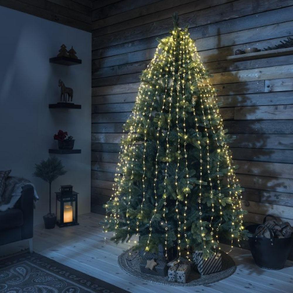 Draadverlichting - led kerstverlichting binnen - 200 lampjes - 2 meter - warm wit