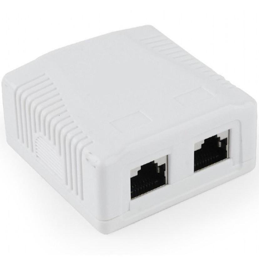 Cat 6 wandcontactdoos - Opbouw - CableXpert
