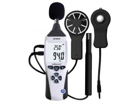 MULTIFUNCTIONELE 5-IN-1 OMGEVINGSMETER - Velleman